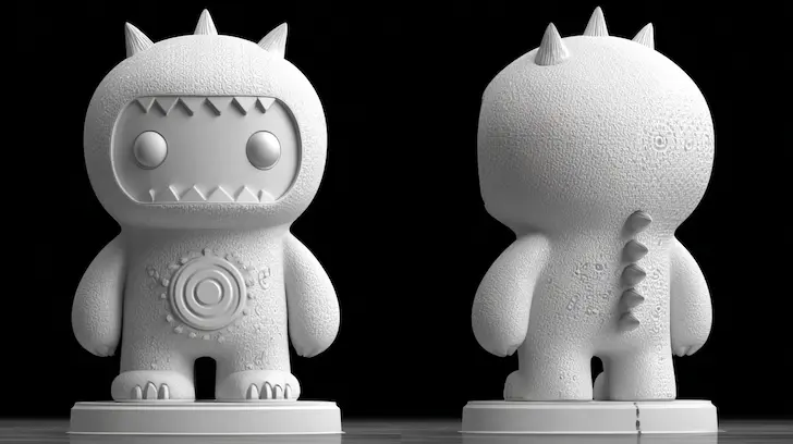 Transforming style guide art into sculpture