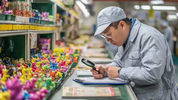 Multi-stage toy inspection