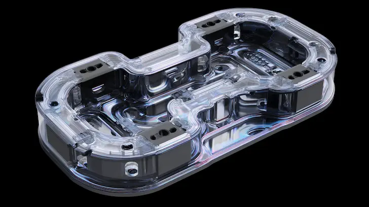 Advanced conformal cooling in toy molds reducing warping and cycle times