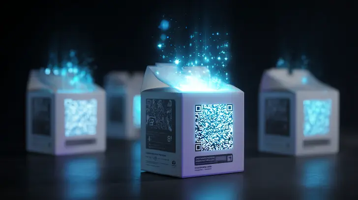 EU Digital Product Passport QR code on toy packaging