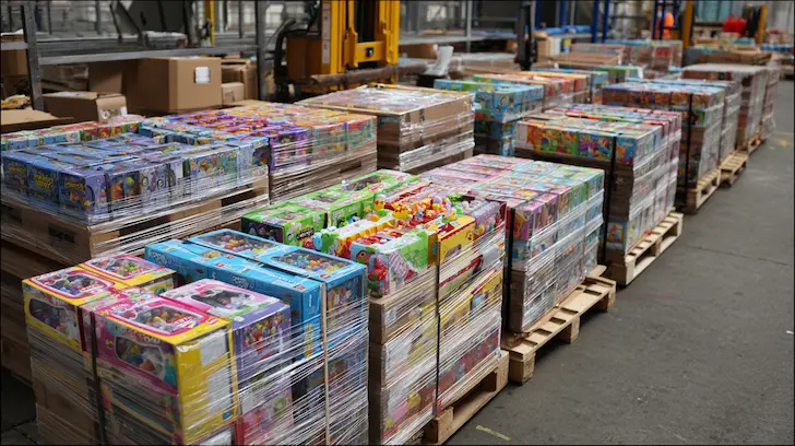 Retail-ready container loading