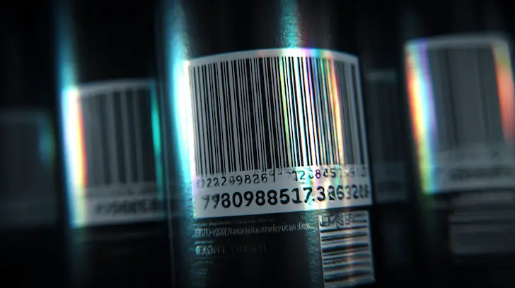 GTIN and EAN barcode labeling on toy packaging