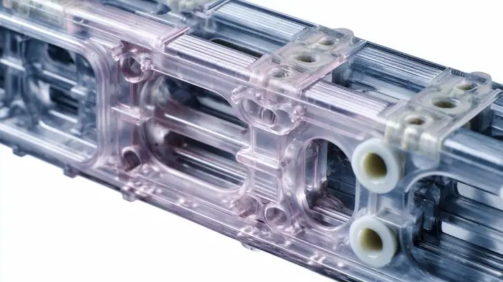 Injection molded toy reinforcement