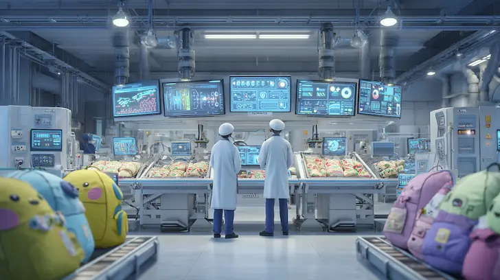 Licensed Bag Manufacturing with Real-Time ERP Production Monitoring