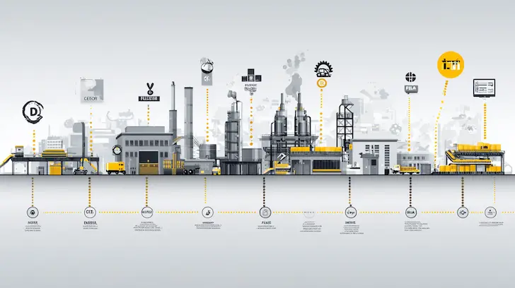 Evolution timeline of licensed toy manufacturing