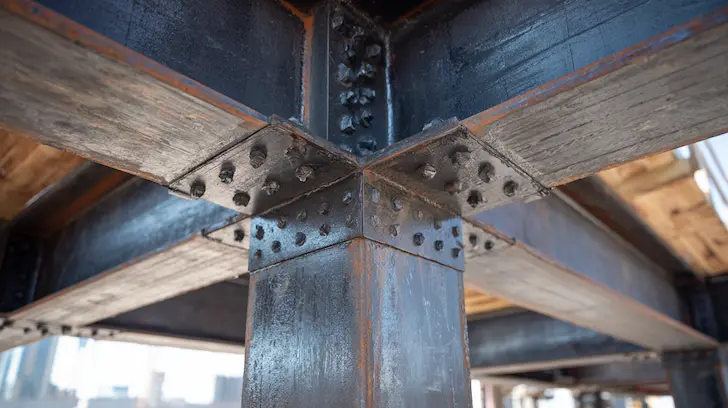 Visual showing stress points on bag seams and reinforced stitching