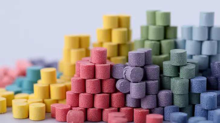 Compounded resin pellets