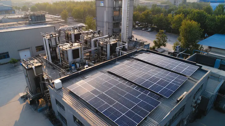 Rooftop PV arrays with battery storage