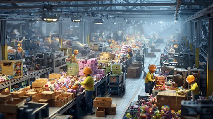 Studio-Approved Toy Manufacturer Infrastructure for Large-Scale Rollouts