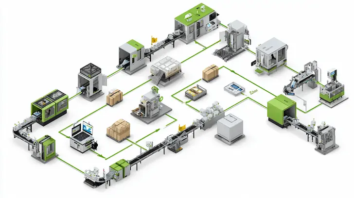 ERP tracking from raw materials to container loading in toy manufacturing