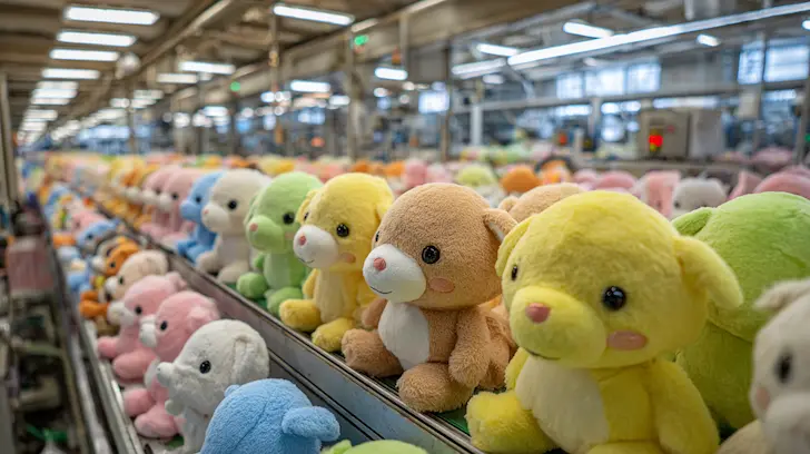 Synchronized toy manufacturing across categories