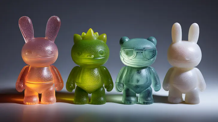 Vinyl toy manufacturer chase variant production
